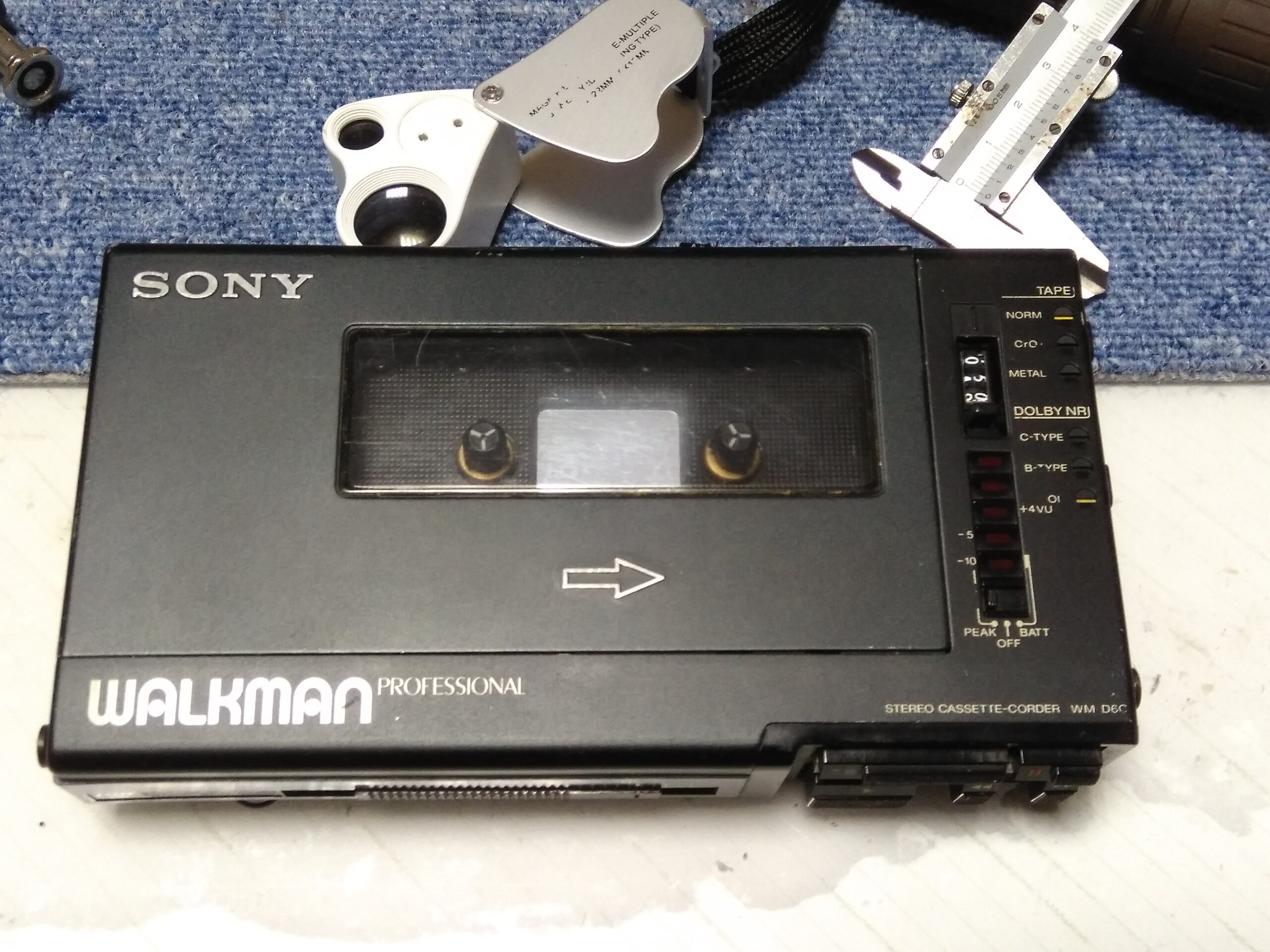 SONY Walkman WM-D6C 革カバー付き 録再etc動作確認済み-