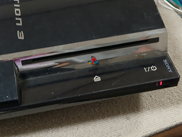 赤点滅の初代PS3