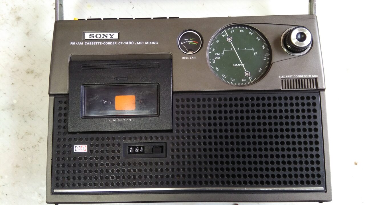 SONY CF-1480 動作確認済み日本製美品 - ラジオ・コンポ